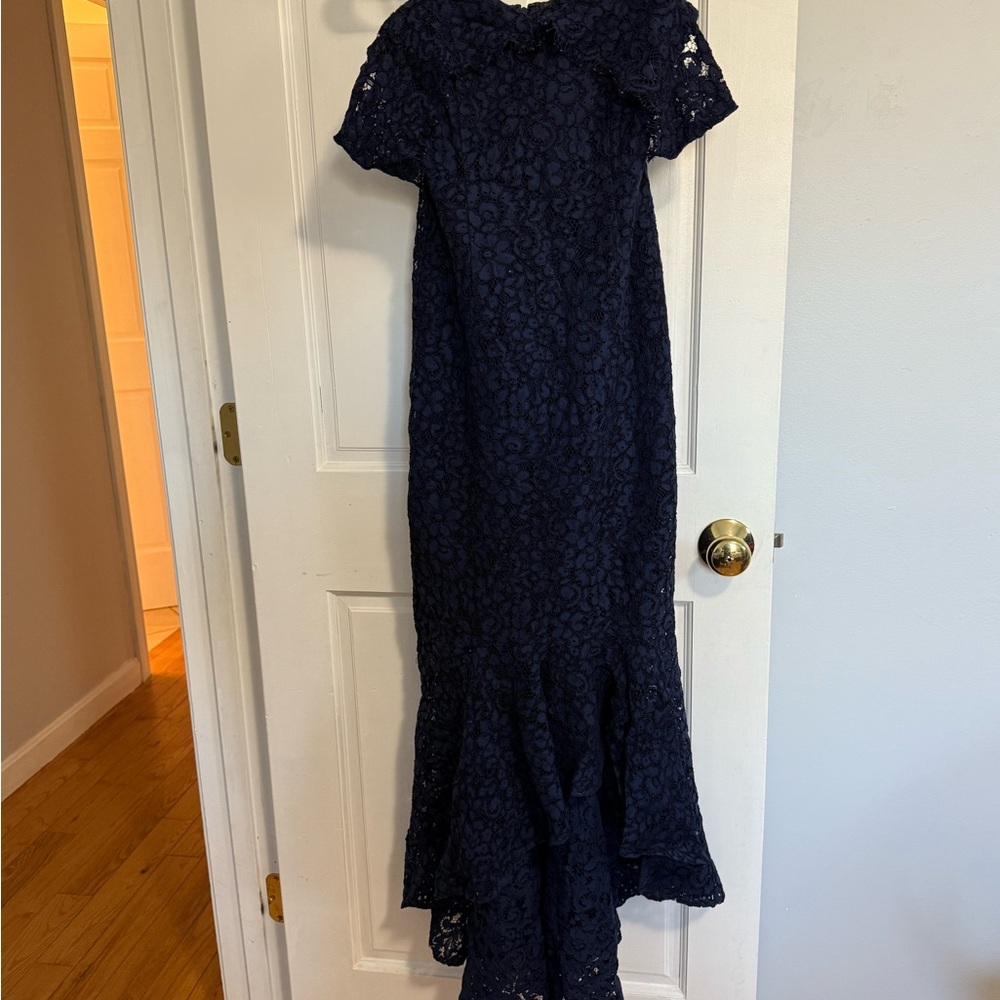 Shoshanna Midnight Blue Lace Dress